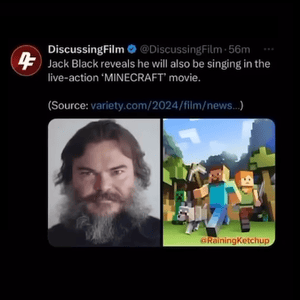 Jack Black in the Minecraft Movie be like - RainingKetchup