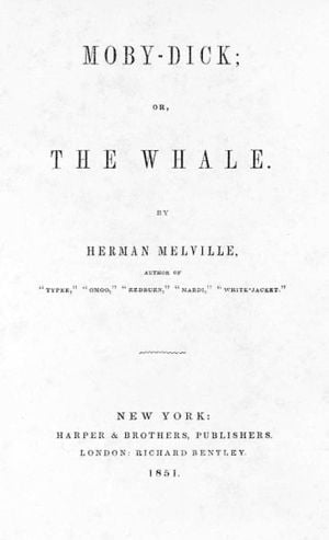 Moby-Dick (Chap. 56: Of the Less Erroneous Pictures of Whales, and the True  Pictures of Whaling Scenes) - Herman Melville