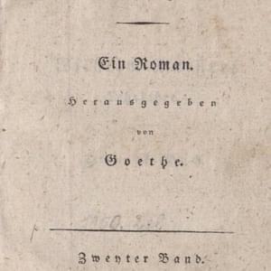 Wilhelm Meisters Wanderjahre- Kapitel 5 - Johann Wolfgang von Goethe