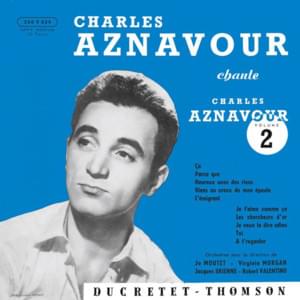 Heureux avec des riens - Charles Aznavour