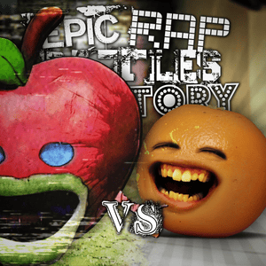 Annoying Orange vs Happy Appy - Epic Rap Batles of History (Ft. Billie Joe Eyelash, Violent Remark & Vladimyr P.)