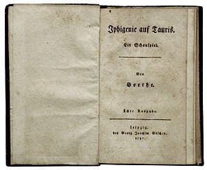 Iphigenie auf Tauris (Vierter Aufzug, Erster Auftritt) - Johann Wolfgang von Goethe