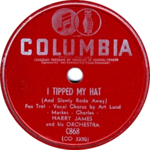 I Tipped My Hat (And Slowly Rode Away) - Harry James and His Orchestra (Ft. Art Lund)