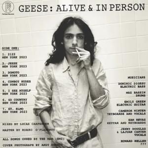 I See Myself - Live - Geese