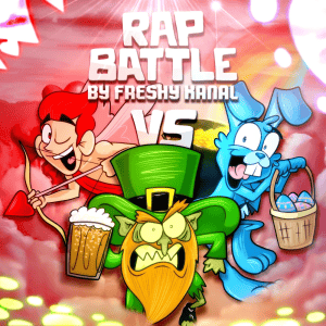 Cupid vs Leprechaun vs Easter Bunny - Freshy Kanal (Ft. Freeced, LittleFlecks & The Stupendium)