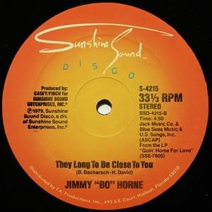 (They Long to Be) Close to You - Jimmy "Bo" Horne