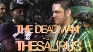 The Saurus vs The Deadman - King of the Dot (Ft. Deadman (Battle Rapper) & The Saurus)