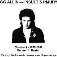 You Hate Me & I Hate You - GG Allin