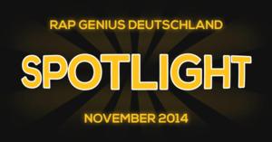 Spotlight - November 2014 (Voting) - Rap Lyrxo Deutschland