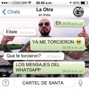 Los Mensajes del Whatsapp - Cartel de Santa