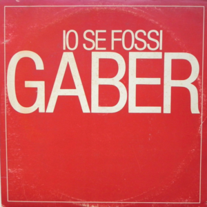 L’Abitudine - Giorgio Gaber