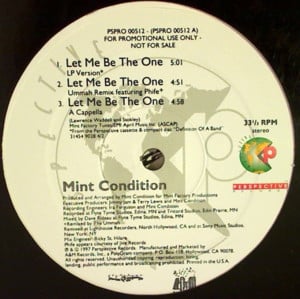 Let Me Be the One (Phife’s Ummah Remix) - Mint Condition (Ft. Phife Dawg)