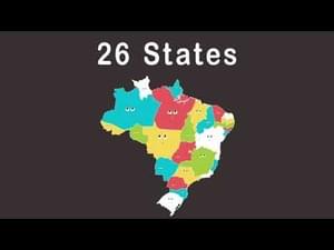 Brazil States and Capitals (2018 Remix!) KLT - Kids Learning Tube