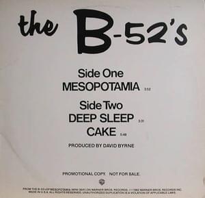 Mesopotamia - The B-52's