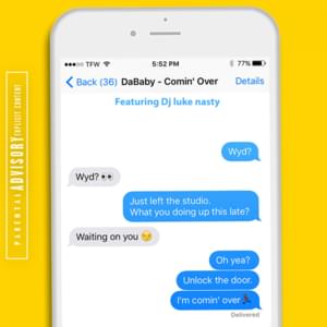 Comin Over - DaBaby & DJ Luke Nasty