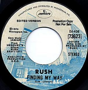 Finding My Way - Rush