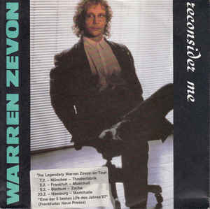 Reconsider Me - Warren Zevon