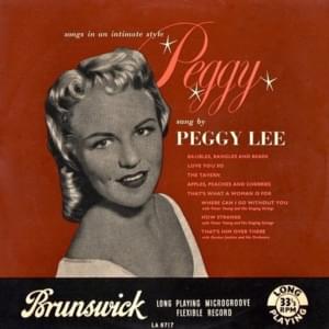 How Strange - Peggy Lee