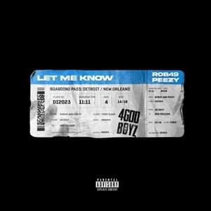 Let Me Know - Rob49 & Peezy