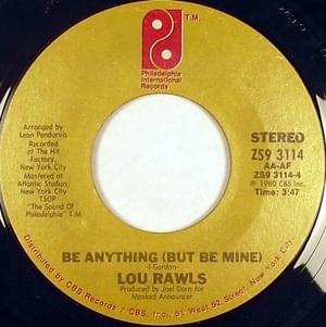 Be Anything (But Be Mine) - Lou Rawls