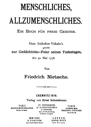 History Of Moral Feeling: 103-107 - Friedrich Nietzsche