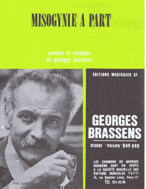 Misogynie à part - Georges Brassens