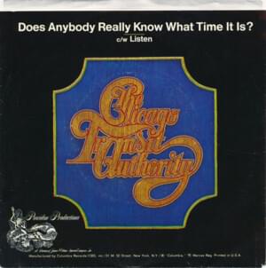 Does Anybody Really Know What Time It Is? - Chicago