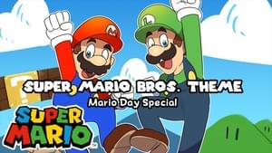 Super Mario Bros. Theme WITH LYRICS - Juno Songs (Ft. Luigi & Mario)