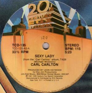 Sexy Lady (12" Club Mix) - Carl Carlton