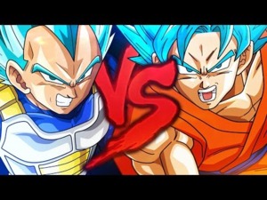 Duelo de Titâs: Goku vs Vegeta 2 - 7 Minutoz