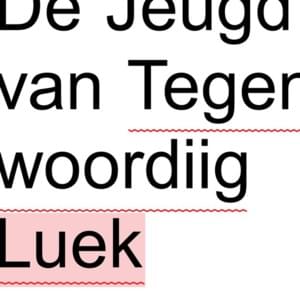 Luek - De Jeugd van Tegenwoordig