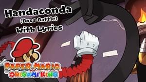 Handaconda (Boss Battle) WITH LYRICS - Paper Mario: The Origami King Cover - Juno Songs