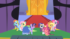 At the Gala Song - Twilight Sparkle, Apple Jack, Rainbow Dash, Pinkie Pie, Rarity & Fluttershy (Ft. Andrea Libman, Ashleigh Ball, The Cypress Singers, Kazumi Evans, My Little Pony, Rebecca Shoichet & Shannon Chan-Kent)