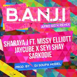 Banji (Remix) - Sharaya J (Ft. JayCube, Missy Elliott, Sarkodie & Seyi Shay)