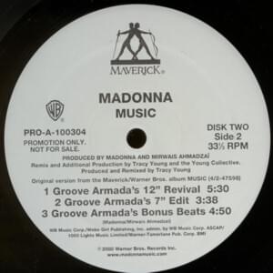 Music (Groove Armada Bonus Beats) - Madonna