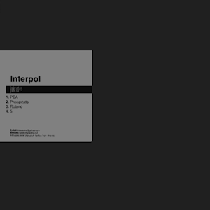 Precipitate - Interpol