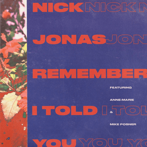 Remember I Told You - Nick Jonas (Ft. Anne-Marie & Mike Posner)