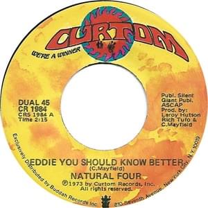 Eddie You Should Know Better - Natural Four