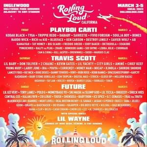 Rolling Loud California 2023 Setlist - Lil Wayne (Ft. 2 Chainz, Gudda Gudda, Nicki Minaj & Rolling Loud)