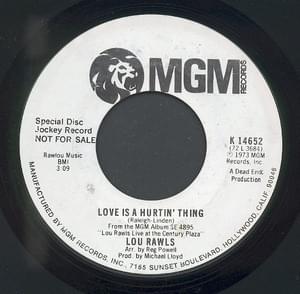 Love Is a Hurtin’ Thing [Live at The Century Plaza] - Lou Rawls