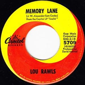 Memory Lane - Lou Rawls