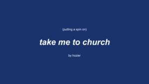 Putting a Spin on Take Me to Church - Egg (mylifeisayolk)