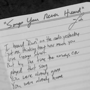 Songs You Never Heard - Luke Bryan