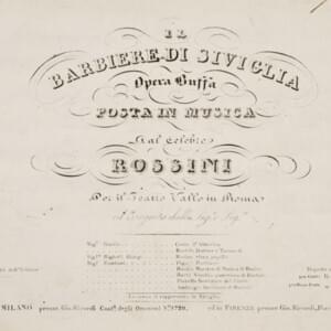 Largo al Factotum - Gioachino Rossini