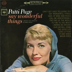 The Days of Wine and Roses (1963) - Patti Page