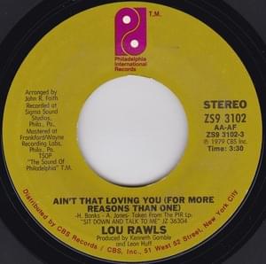 Ain’t That Loving You (For More Reasons Than One) - Lou Rawls