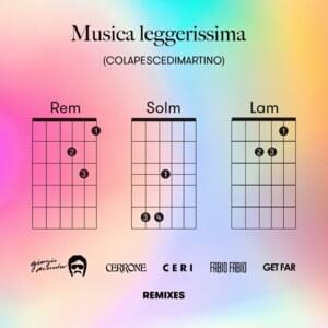 Musica leggerissima – Ceri Remix - COLAPESCEDIMARTINO