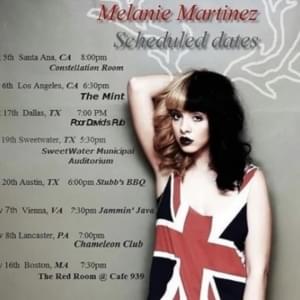 Acoustic Tour Setlist - Melanie Martinez