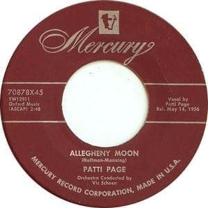 Allegheny Moon - Patti Page