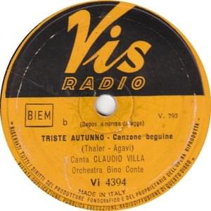 Triste autunno - Claudio Villa